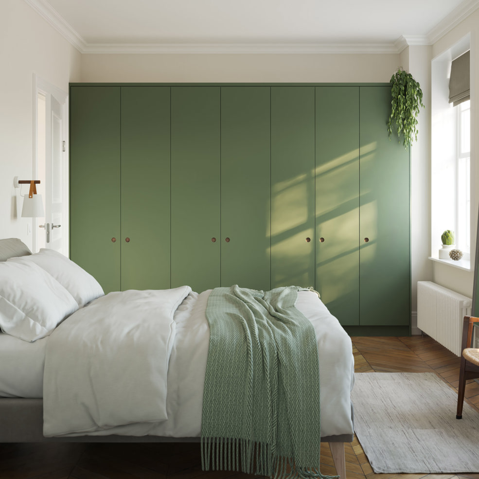 Parity Portal Regents Green With Walnut Backplate 2021 1 Full Door